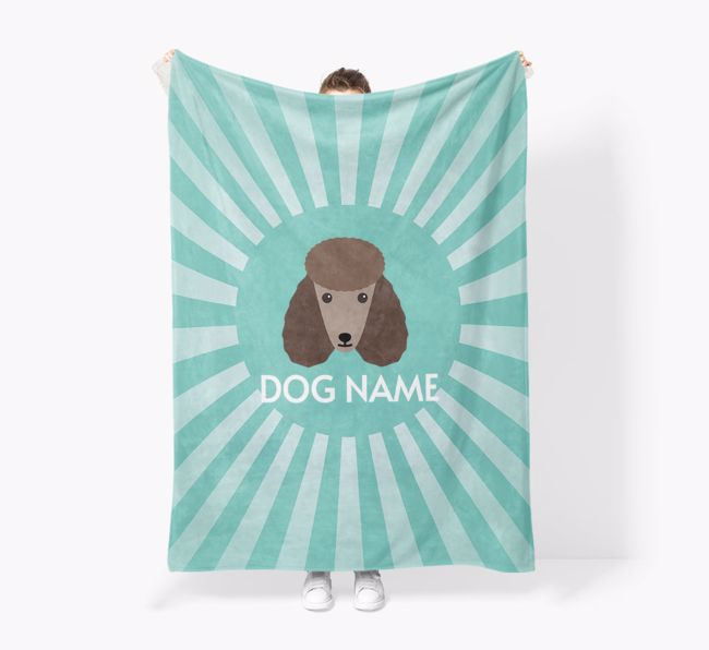 'Spotlight' - Personalized {breedFullName} Blanket: Premium Sherpa Fleece